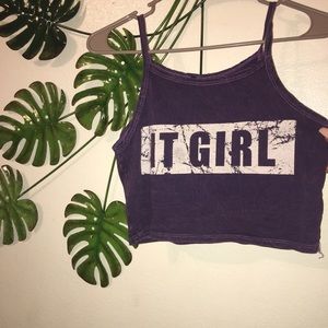 Love Culture “It Girl” sleeveless crop top
